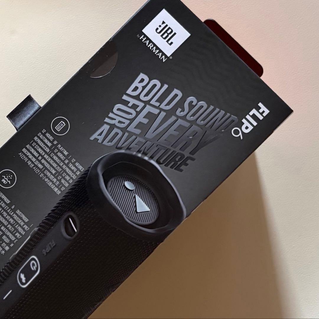 【未開封】JBL FLIP6 ブラック Bluetoothスピーカー