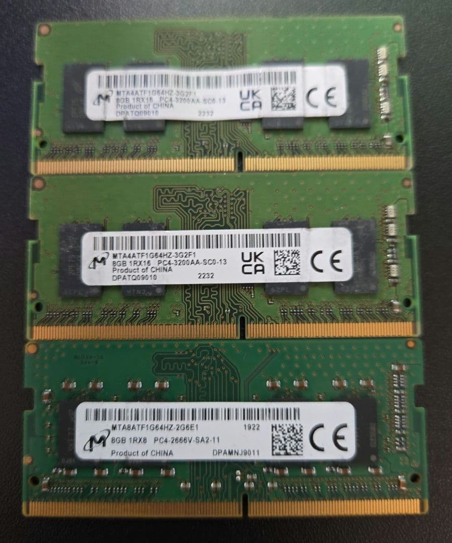 ド*ん様 DDR4 メモリー まとめ売り 16GB/8GB/4GB