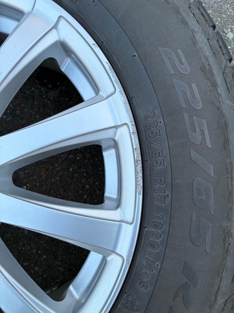 17インチ スタッドレスタイヤホイール4セット