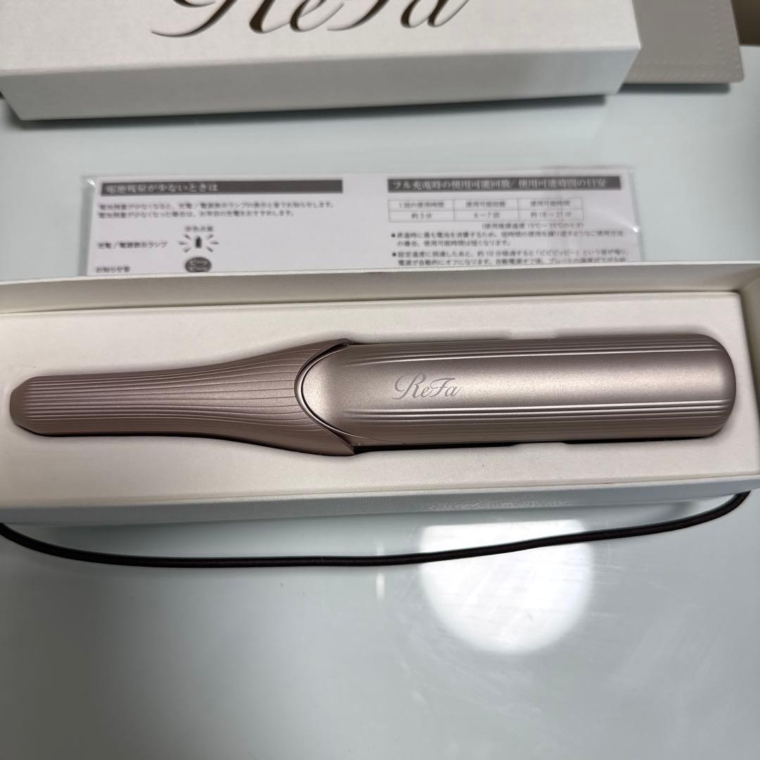 ReFa フィンガーアイロン ST6 シャンパンゴールド