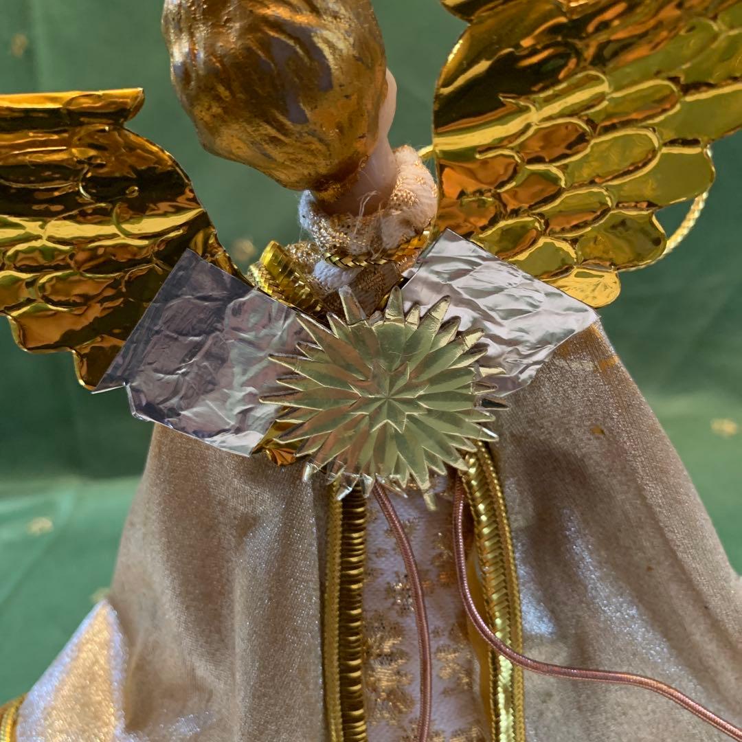 西ドイツ製　レア・ビンテージのkoeste社のラッパを吹く天使！豪華で可愛い！