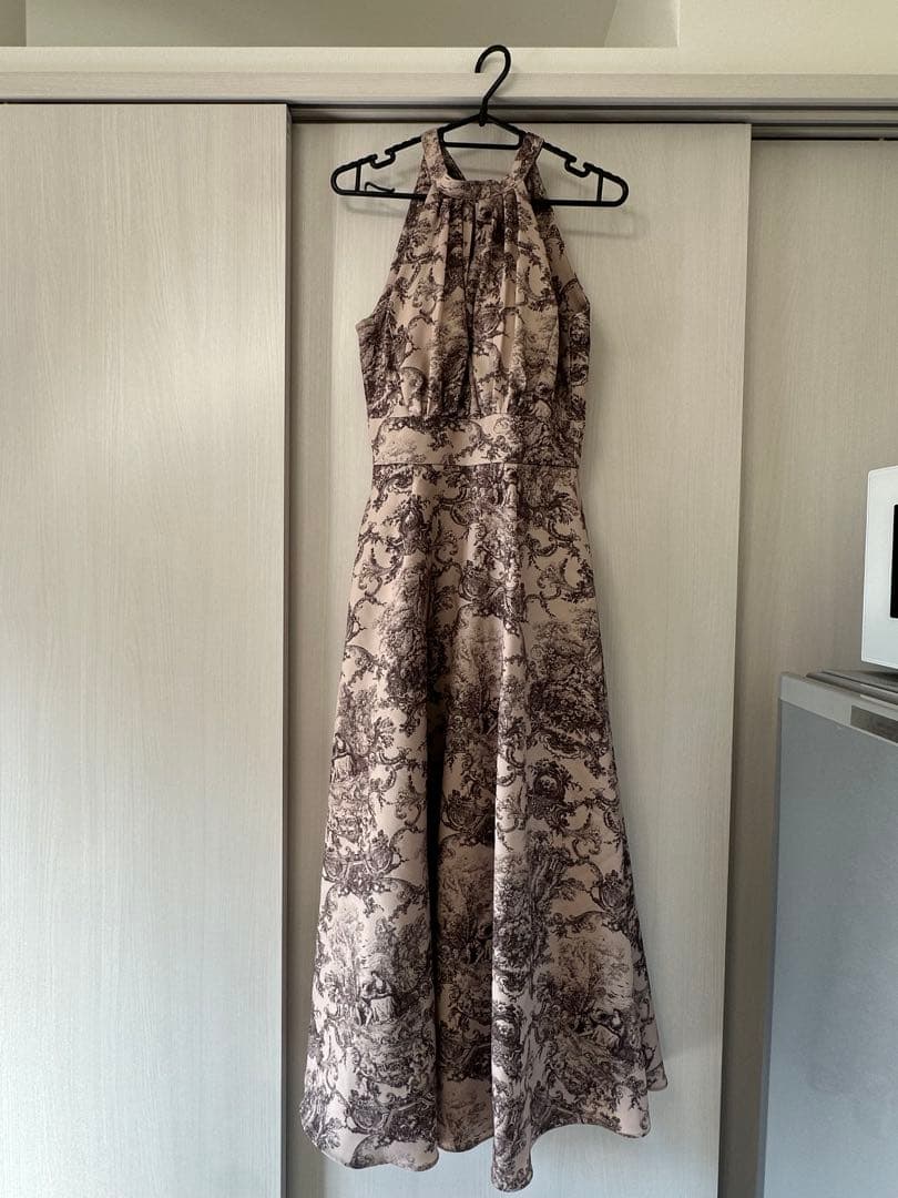 Andy フローラルプリント マキシドレス