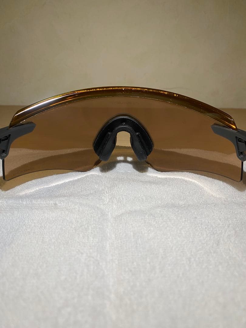 Oakley スポーツサングラス ゴールドレンズ