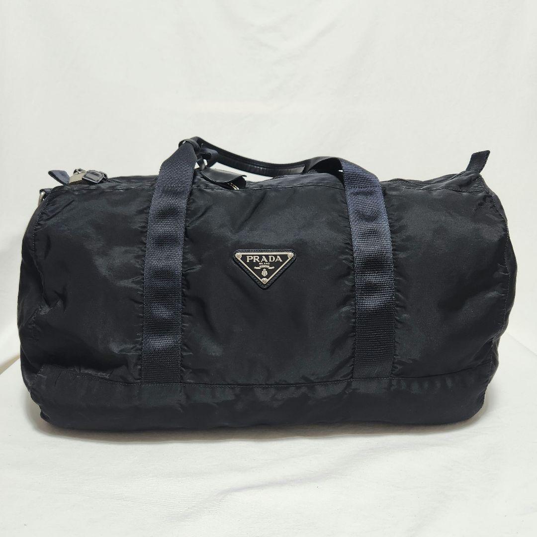 PRADA プラダ　2way ボストンバッグ　ナイロン　ブラック ショルダー