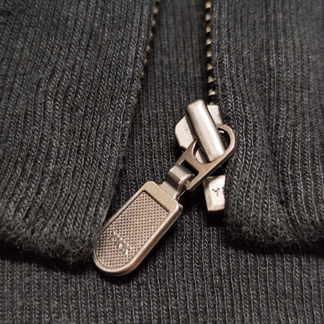 ヒステリックグラマー スカル刺繍 モコモコパーカー ブラック F