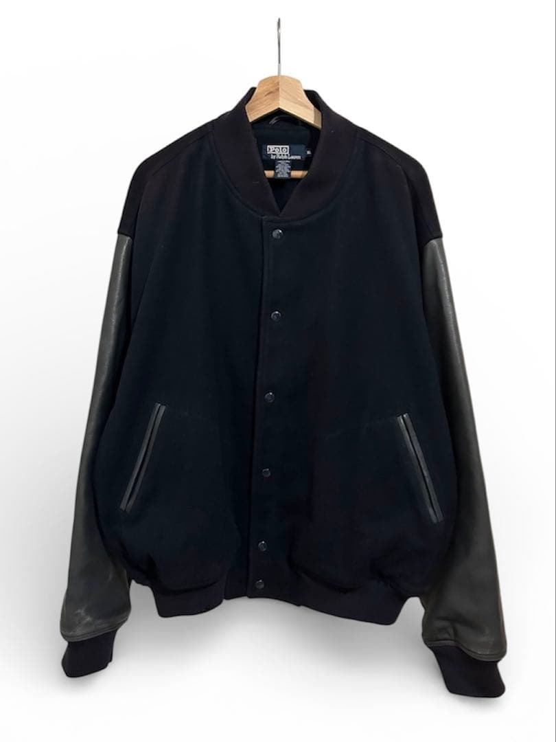 90s Polo Ralph Lauren レザースタジャン