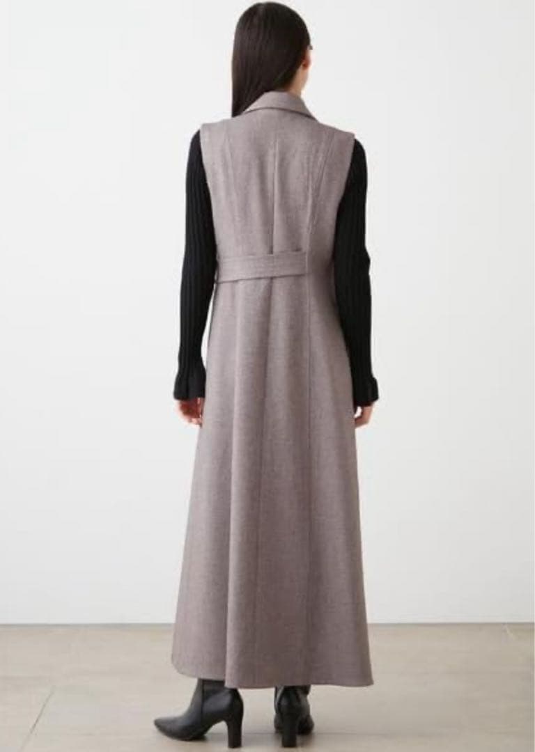 新品snidelスナイデルノースリテーラードロングワンピースSWFO235074