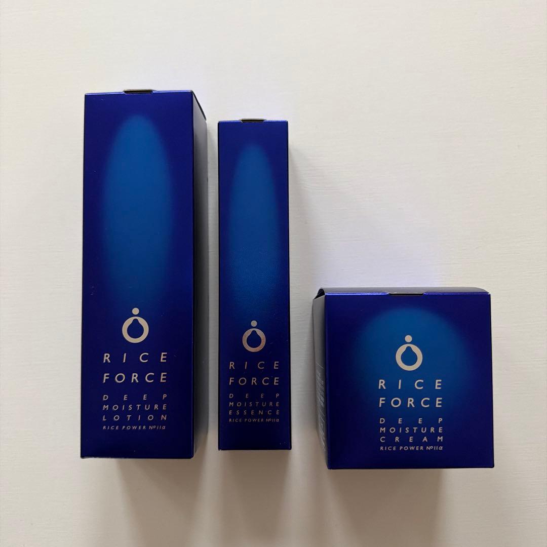RICE FORCE ディープモイスチャーローション & クリームエッセンス