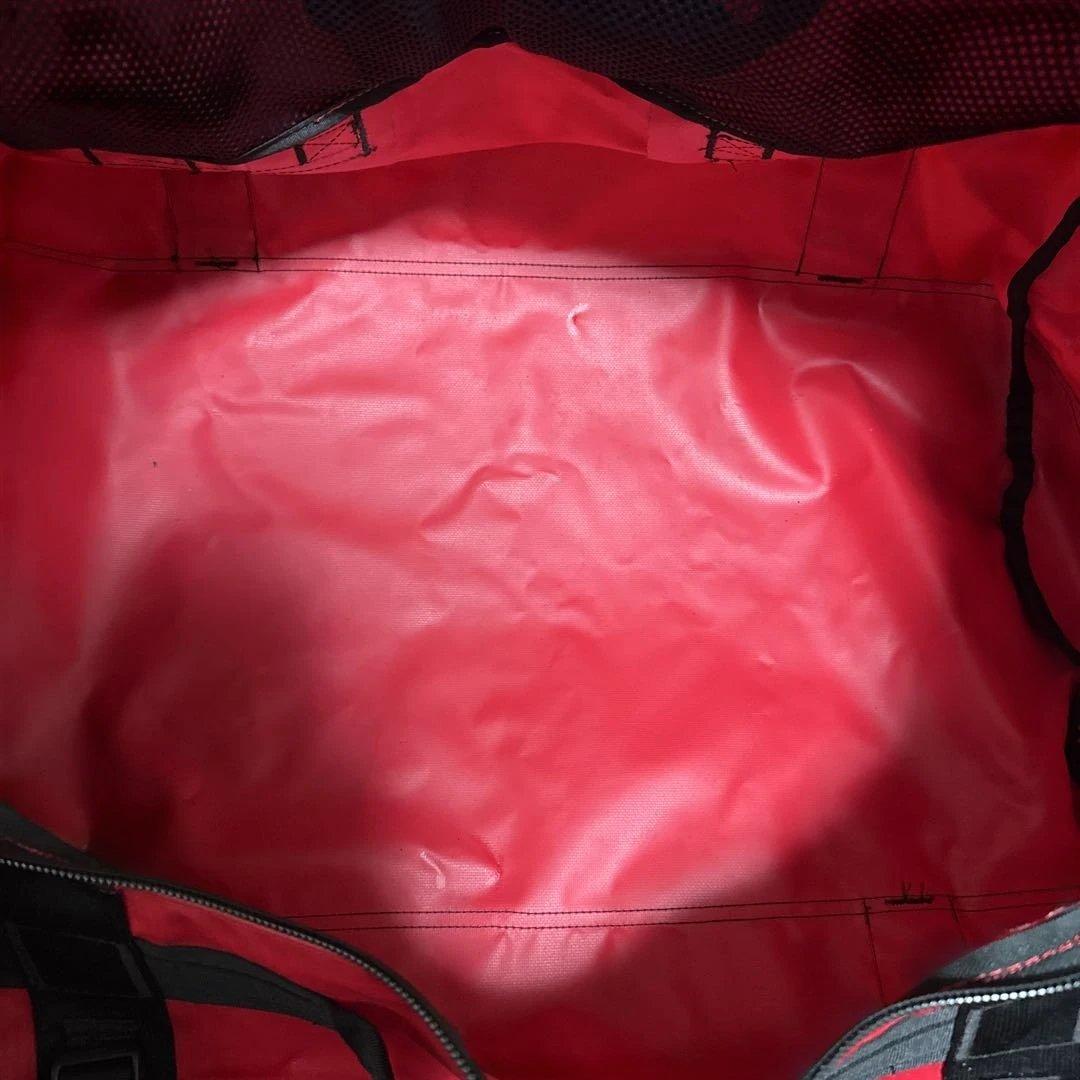 【大容量90L】ノースフェイス BCダッフル L 赤 ボストンバッグ リュック