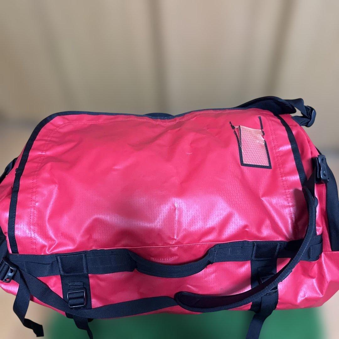 【大容量90L】ノースフェイス BCダッフル L 赤 ボストンバッグ リュック