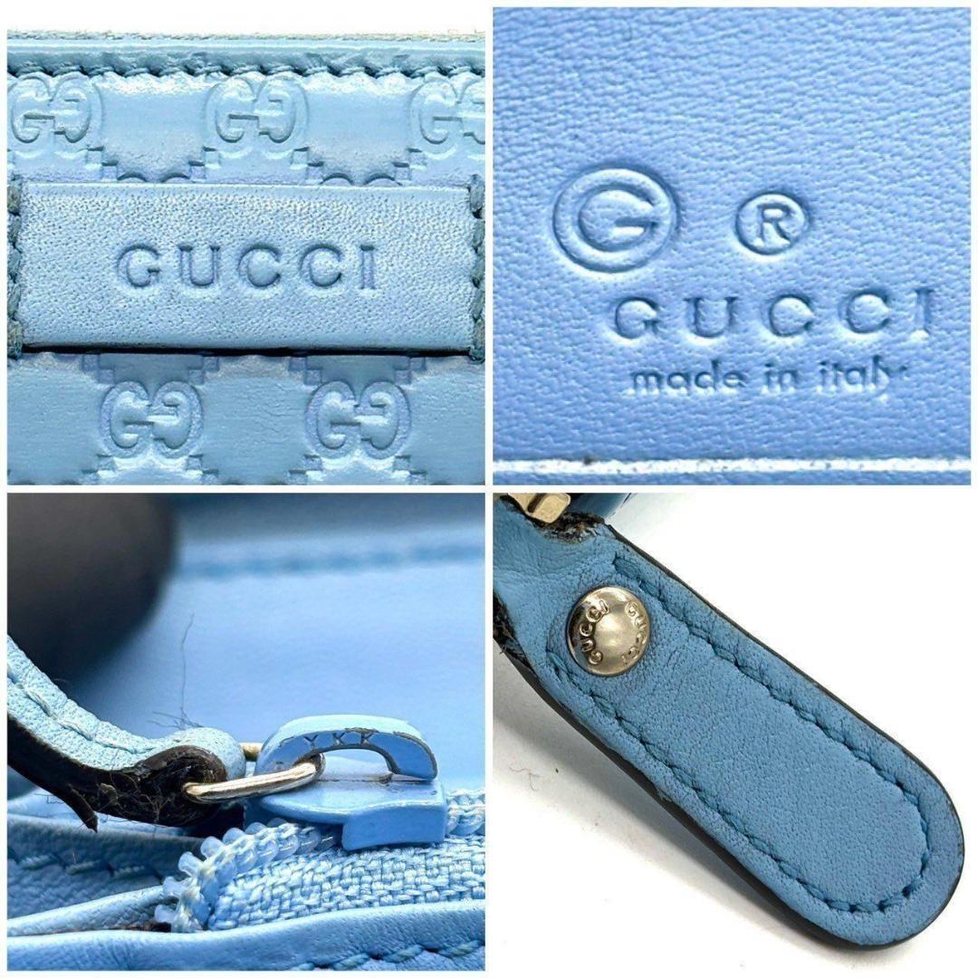 コ*メ様 GUCCI　グッチシマ 長財布 ラウンドファスナー 12カード マイク