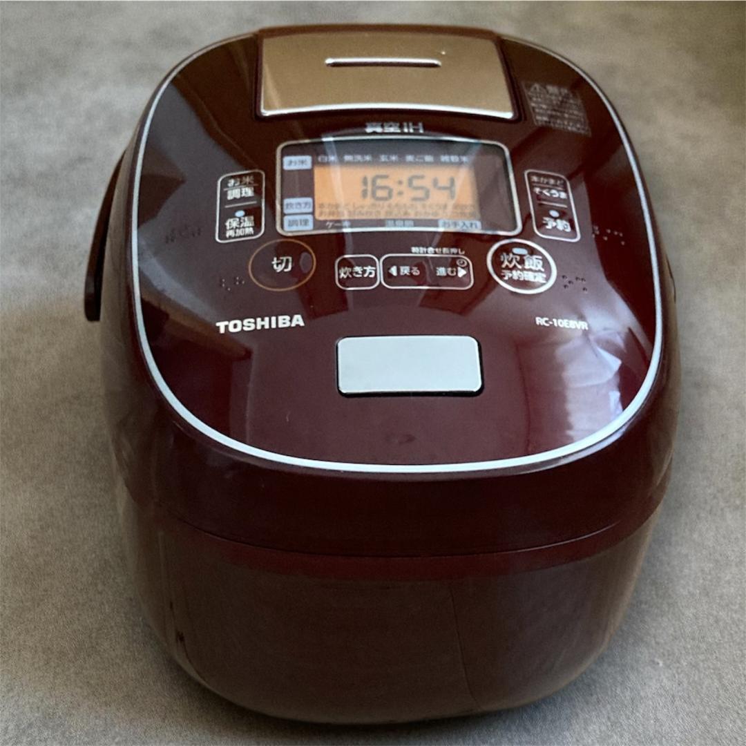★中古！◆東芝 真空IH炊飯器 5.5合炊き RC-10E8VR　2020年製