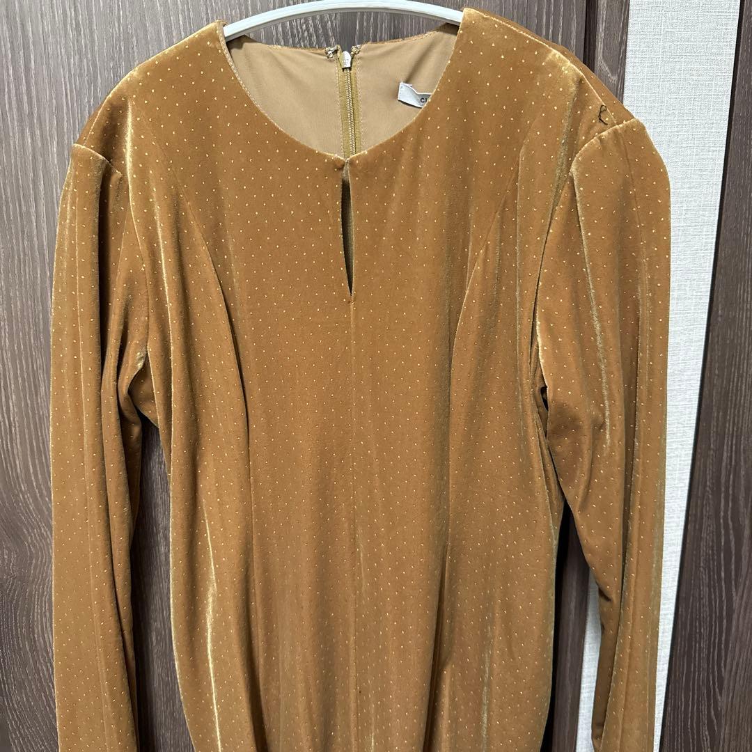 CLANE VELOUR GLITTER ONEPIECE サイズ2 新品未使用