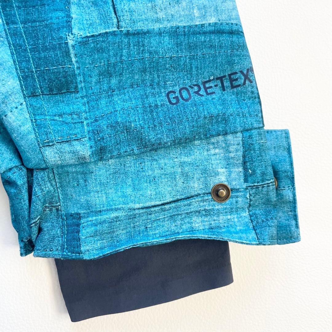 4436【美品】バートン スノボウェア ジャケット ゴアテックス パッチワーク