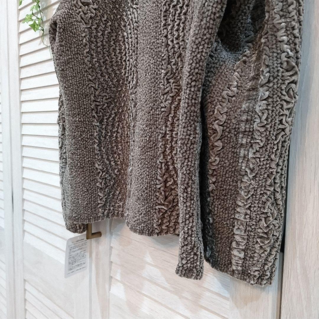 902 新品❤ダジュール❤ベージュ系ジャケット❤プリーツ加工