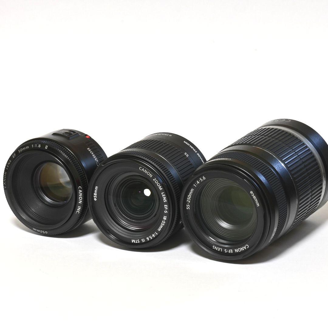 【Canon】EOS Kiss X10i トリプルレンズセット★Wi-Fi搭載★