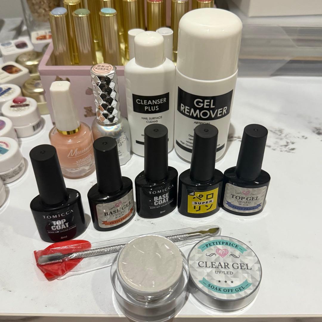 【合計150点以上】マグネットジェル　ライト　パーツ　チップなどまとめ売り