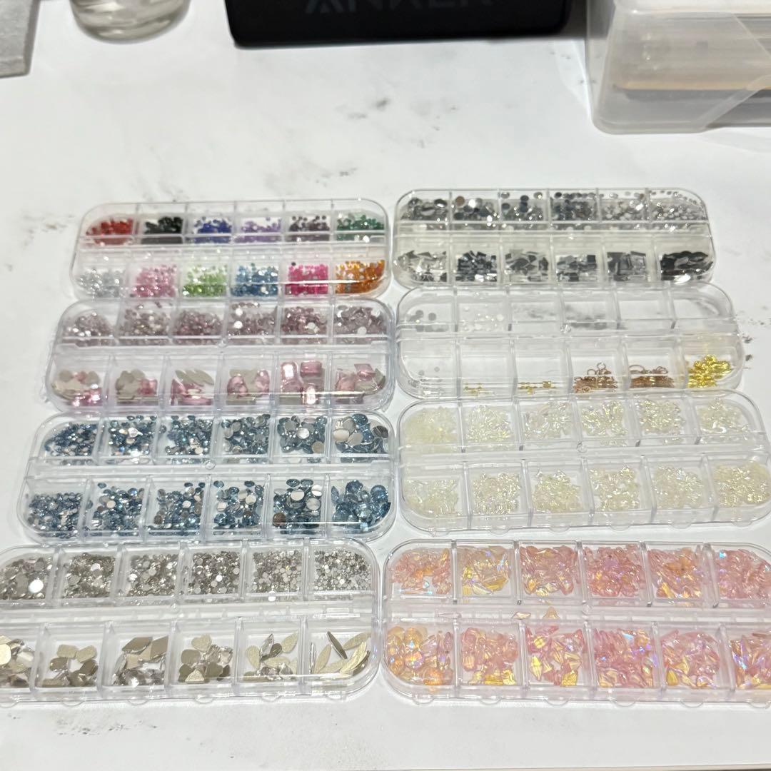 【合計150点以上】マグネットジェル　ライト　パーツ　チップなどまとめ売り