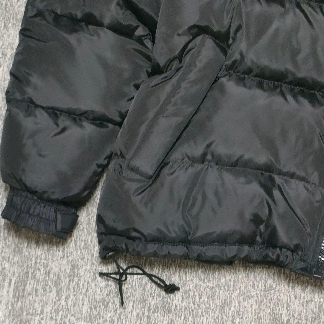 入手困難 大きいサイズ NIKE ダウンジャケット ロゴ 刺繍 リバーシブル 黒