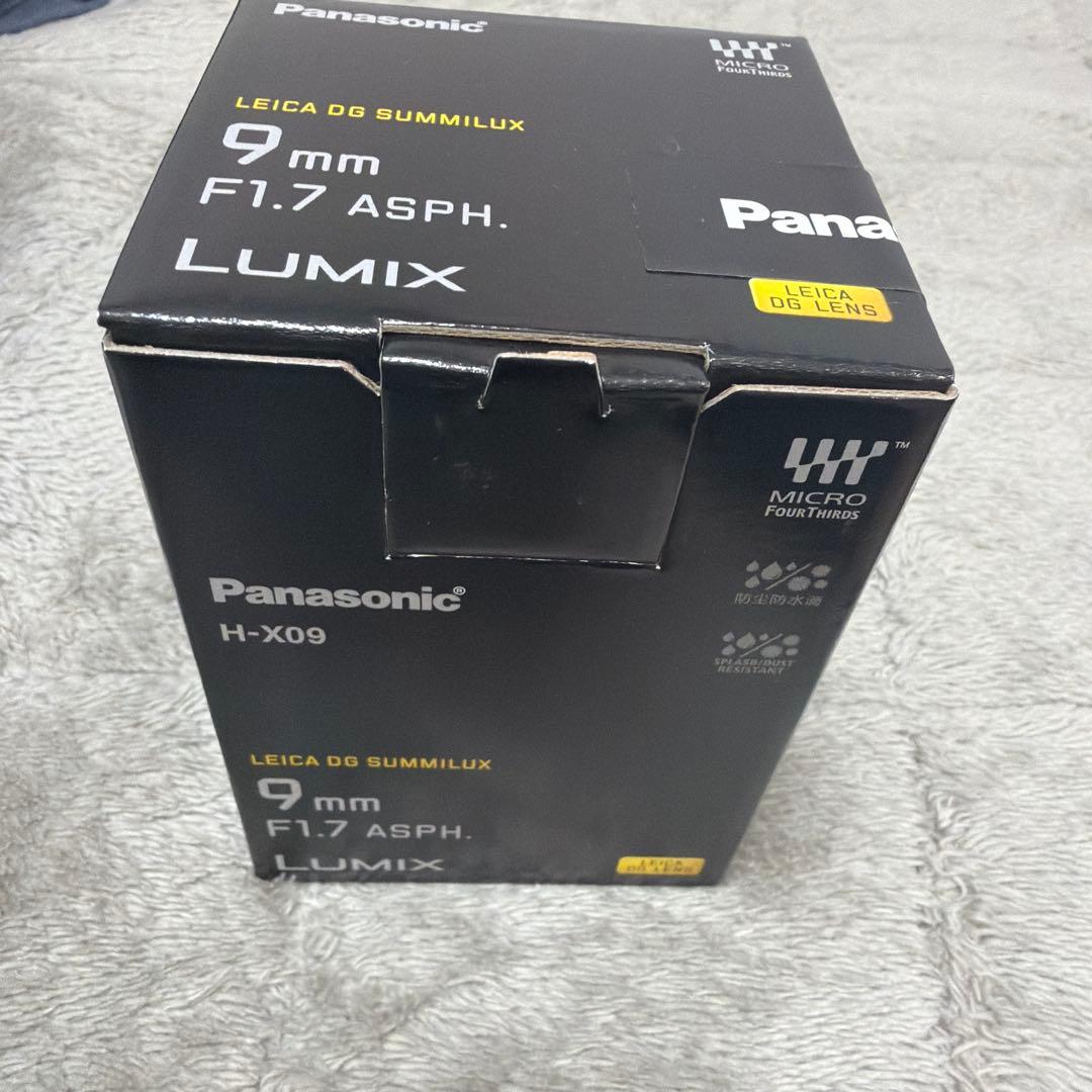 Panasonic 9mm F1.7 ASPH レンズ H-X09