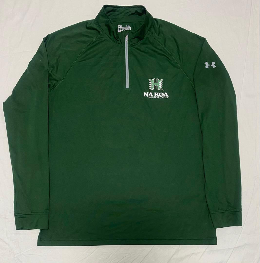 ハワイ大学　UH ハーフジップ　ジャージ　フットボール　アンダーアーマー