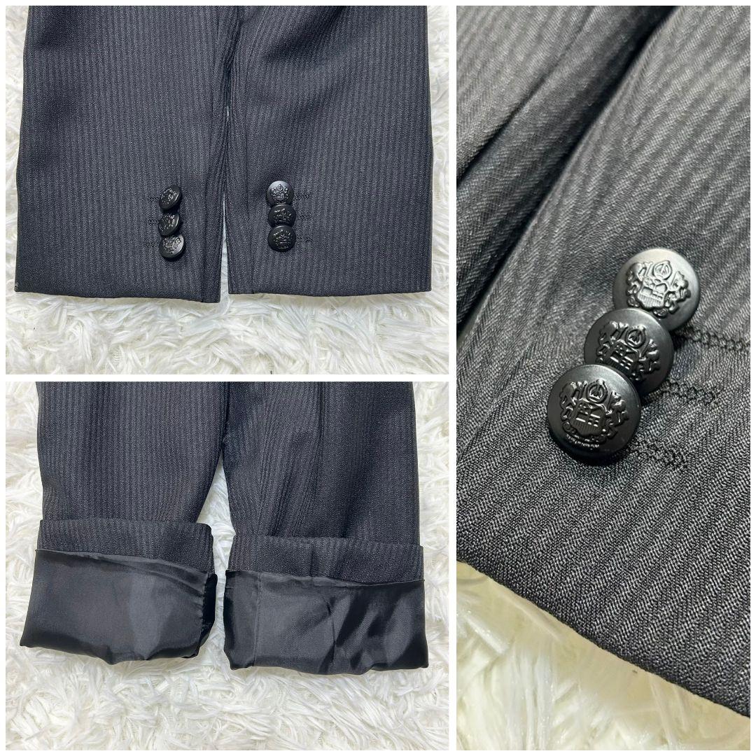 【極美品】ワンダーファクトリー フォーマル スーツ キッズ 男の子 140 黒