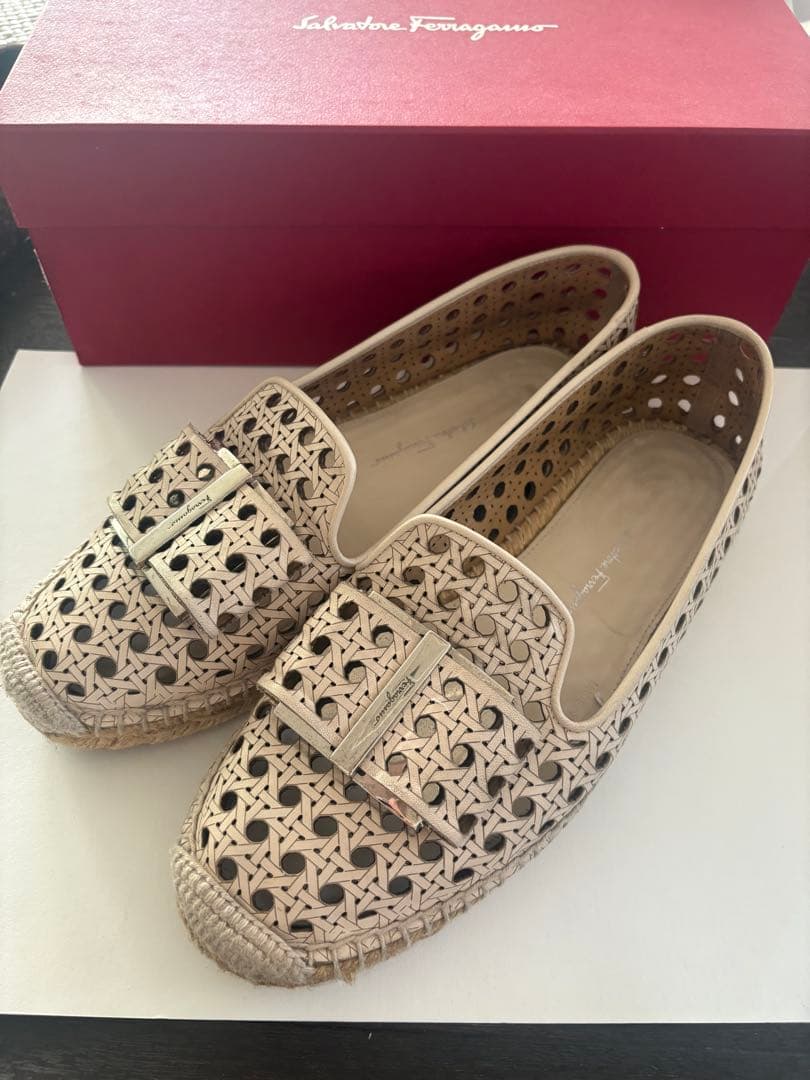 Salvatore Ferragamo フラット パンプス スリッポン　25cm