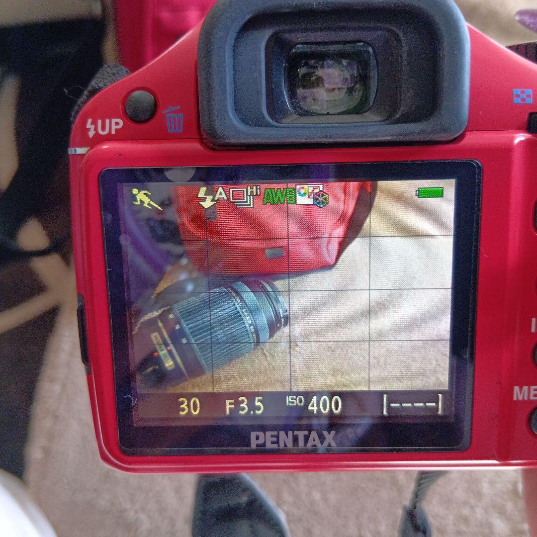 PENTAX K-x デジタル一眼レフカメラセット　赤