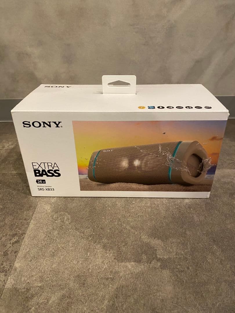 【新品未開封】Sony SRS-XB33 ワイヤレススピーカー グレー