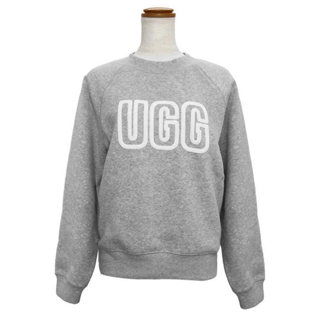 UGG グレー　ロゴ入り　スウェット　Sサイズ