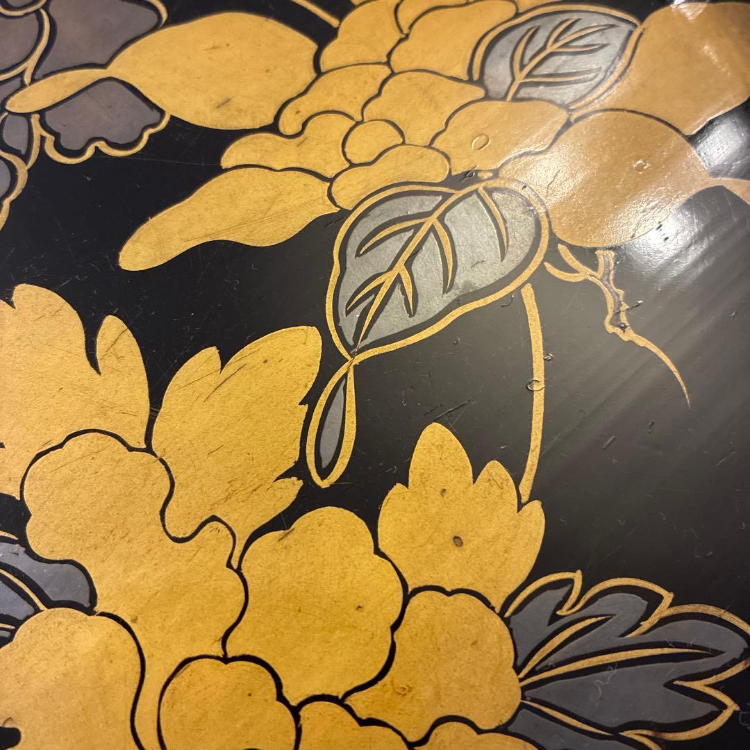 y*k様 最終価格　漆器　丸盆　3枚　江戸期