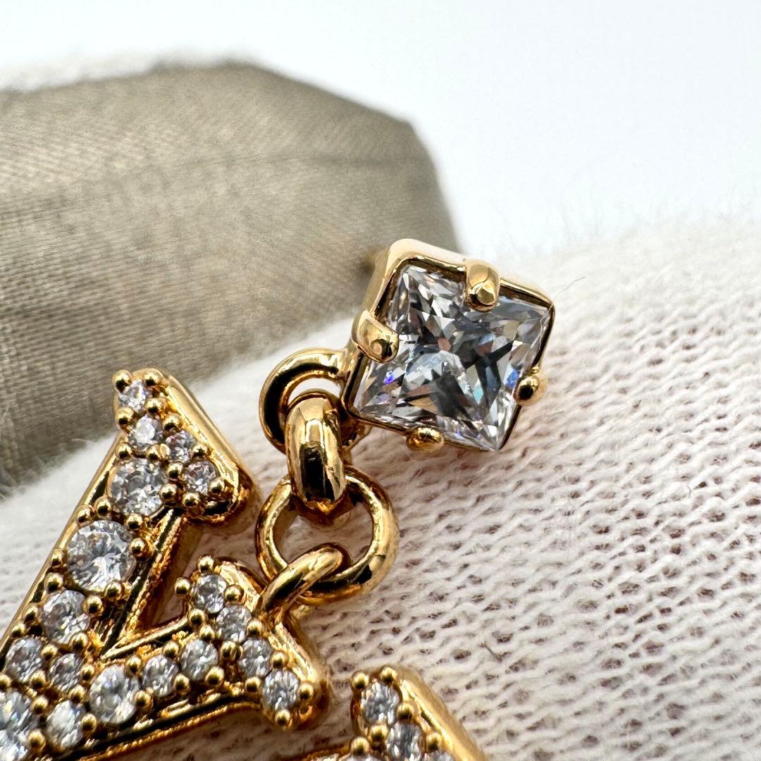 美品/希少✨ルイヴィトン M01844　レディLV ピアス ゴールド メタル