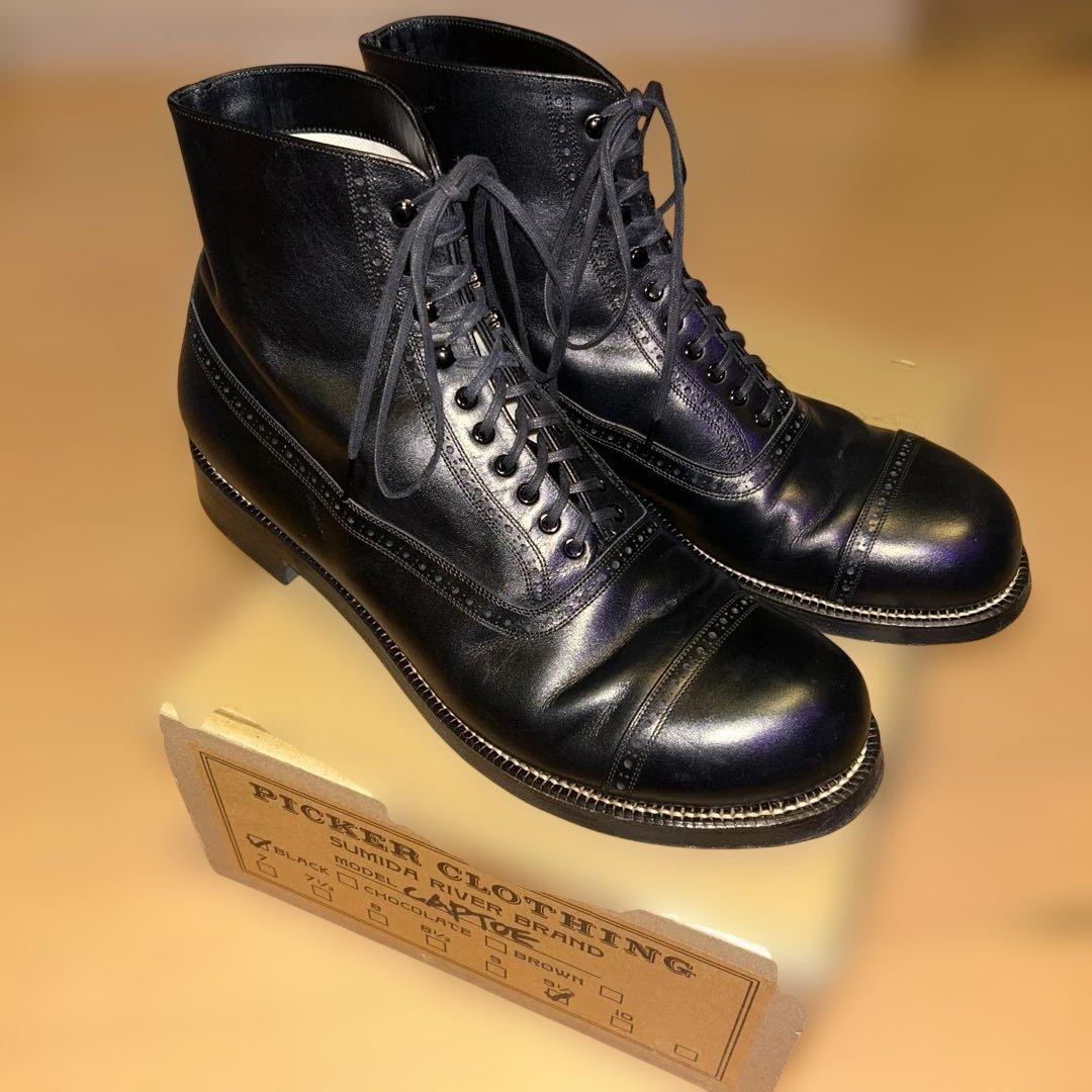 浅草老舗ブランド　PICKER CLOTHING CAPTOE バルモラルブーツ