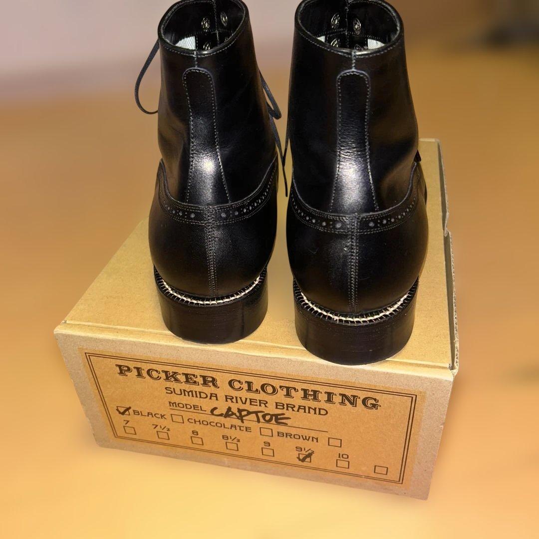 浅草老舗ブランド　PICKER CLOTHING CAPTOE バルモラルブーツ