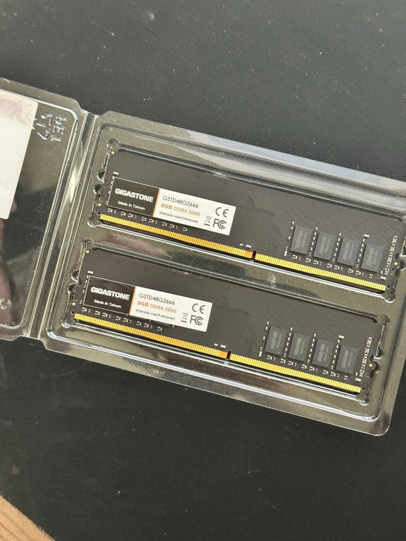 メモリー GIGASTONE DDR4 16GB (2x8GB) 2666MHz