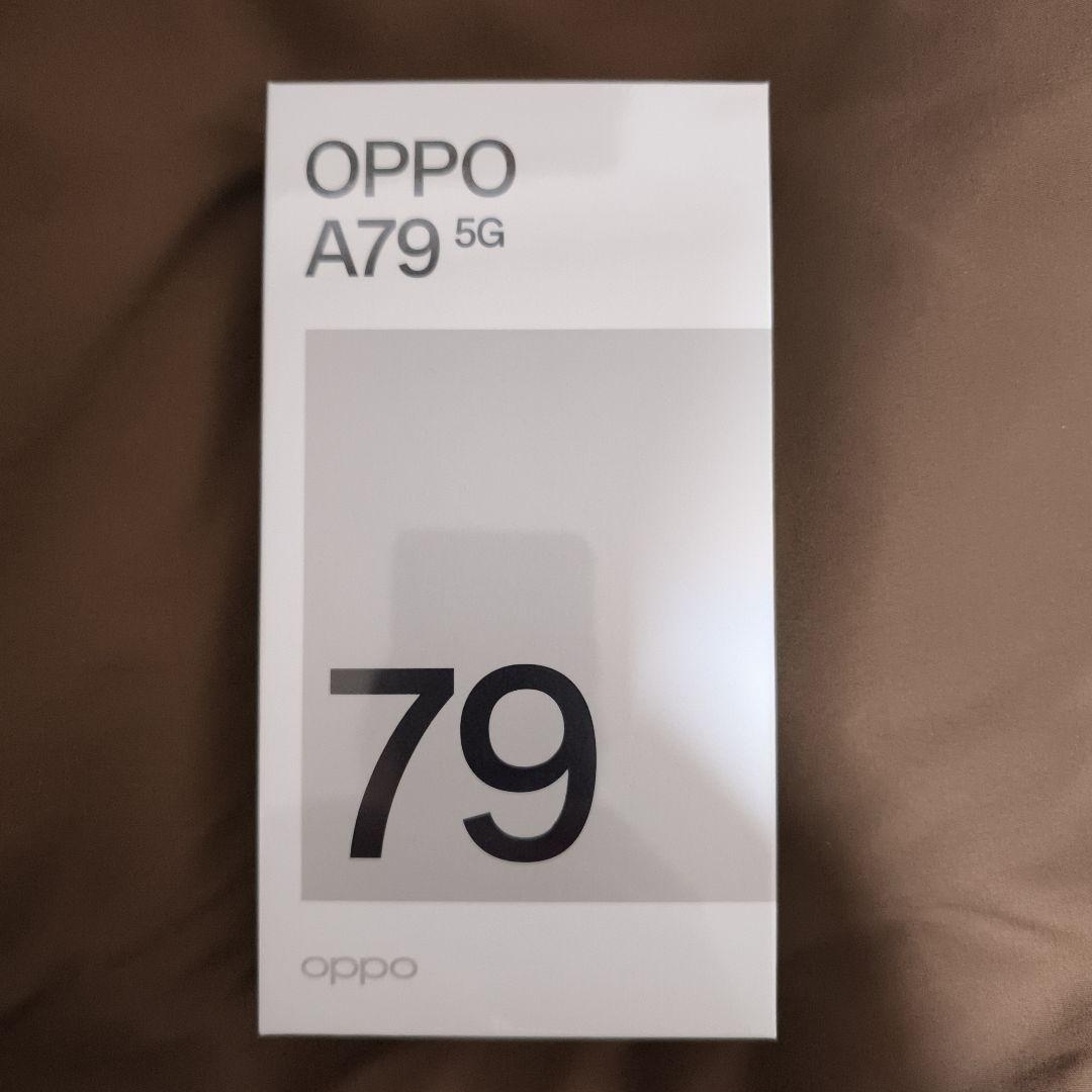 【新品未開封】OPPO A79 5G グローグリーン SIMフリー 一括購入
