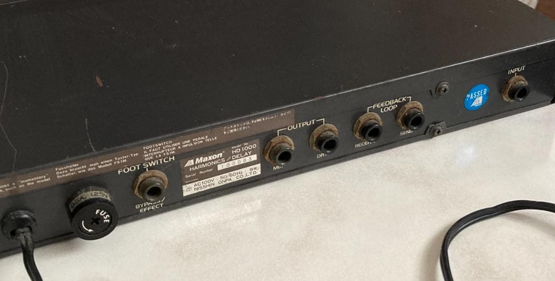 MAXON Ibanez HD1000 ハーモニクスディレイ