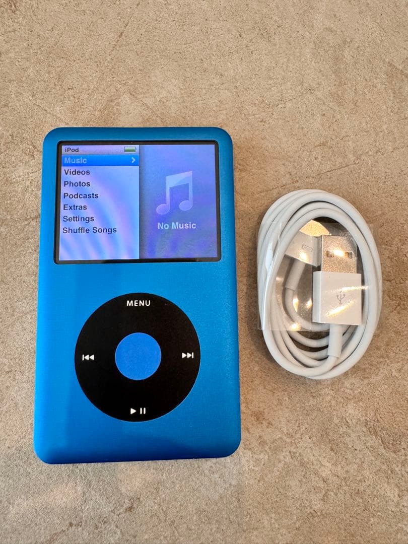 極美品 iPod Classic 第7世代SSD化電池新品160GB→256GB