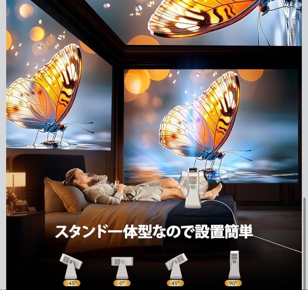 YOWHICK プロジェクター 1500ANSI 自動台形補正 4K対応