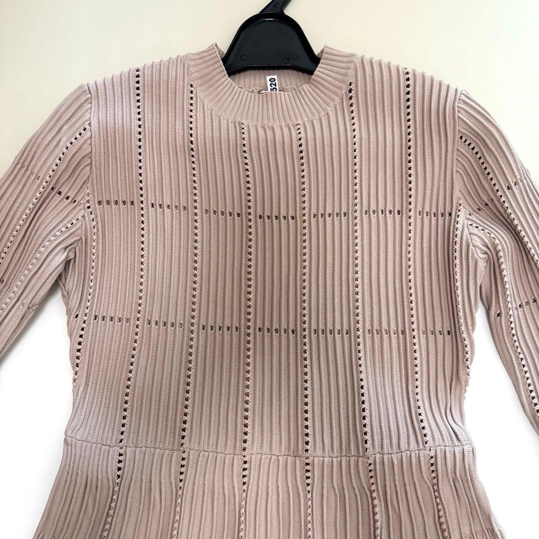 CELFORD ロングスリーブディフォーメーションワンピース　36 美品