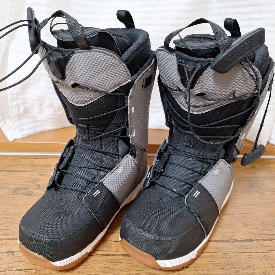 SALOMONスノーボードブーツ ブラック/グレー25.5cm