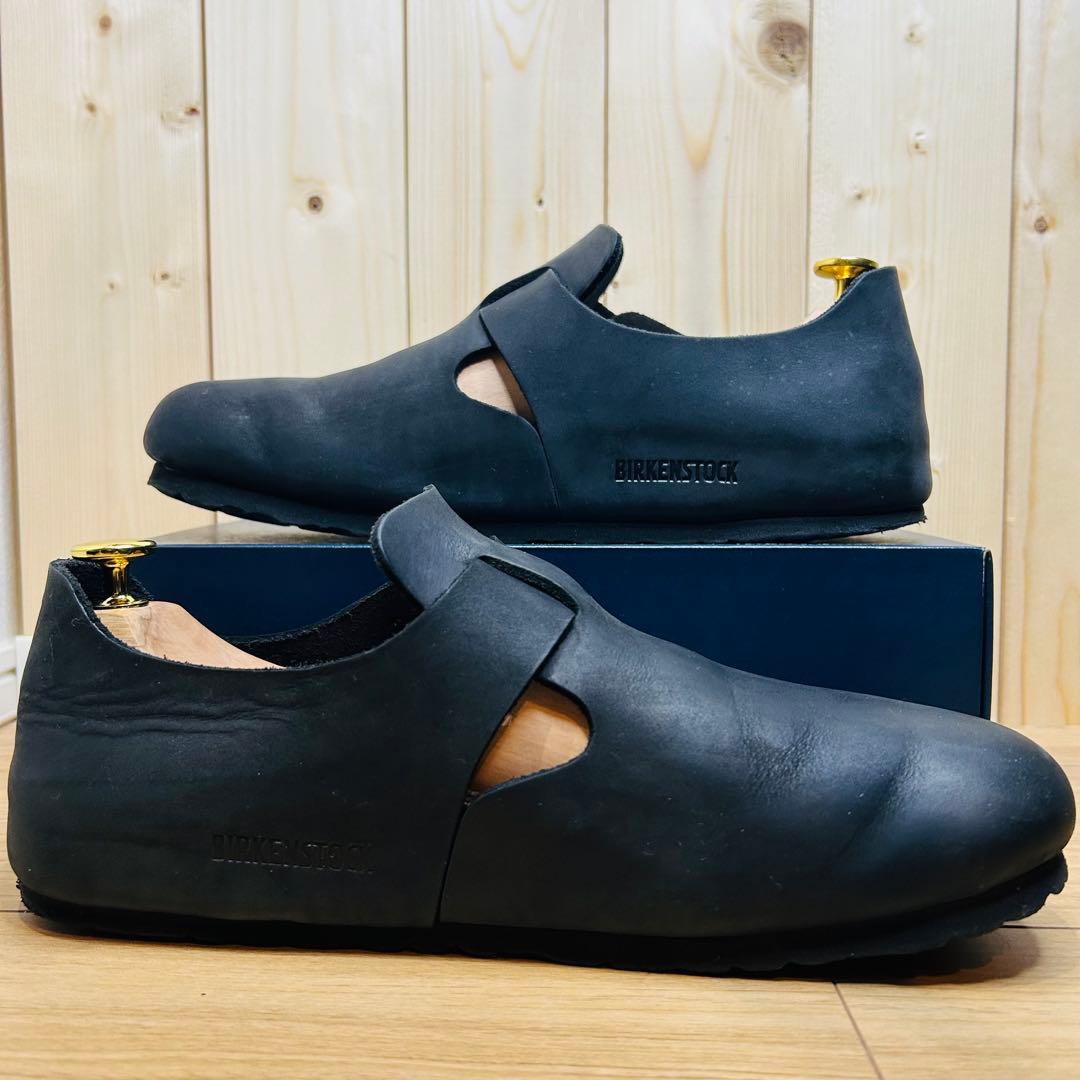 【美品】ビルケンシュトック ロンドン 41（26.5cm）オイルドレザー 黒