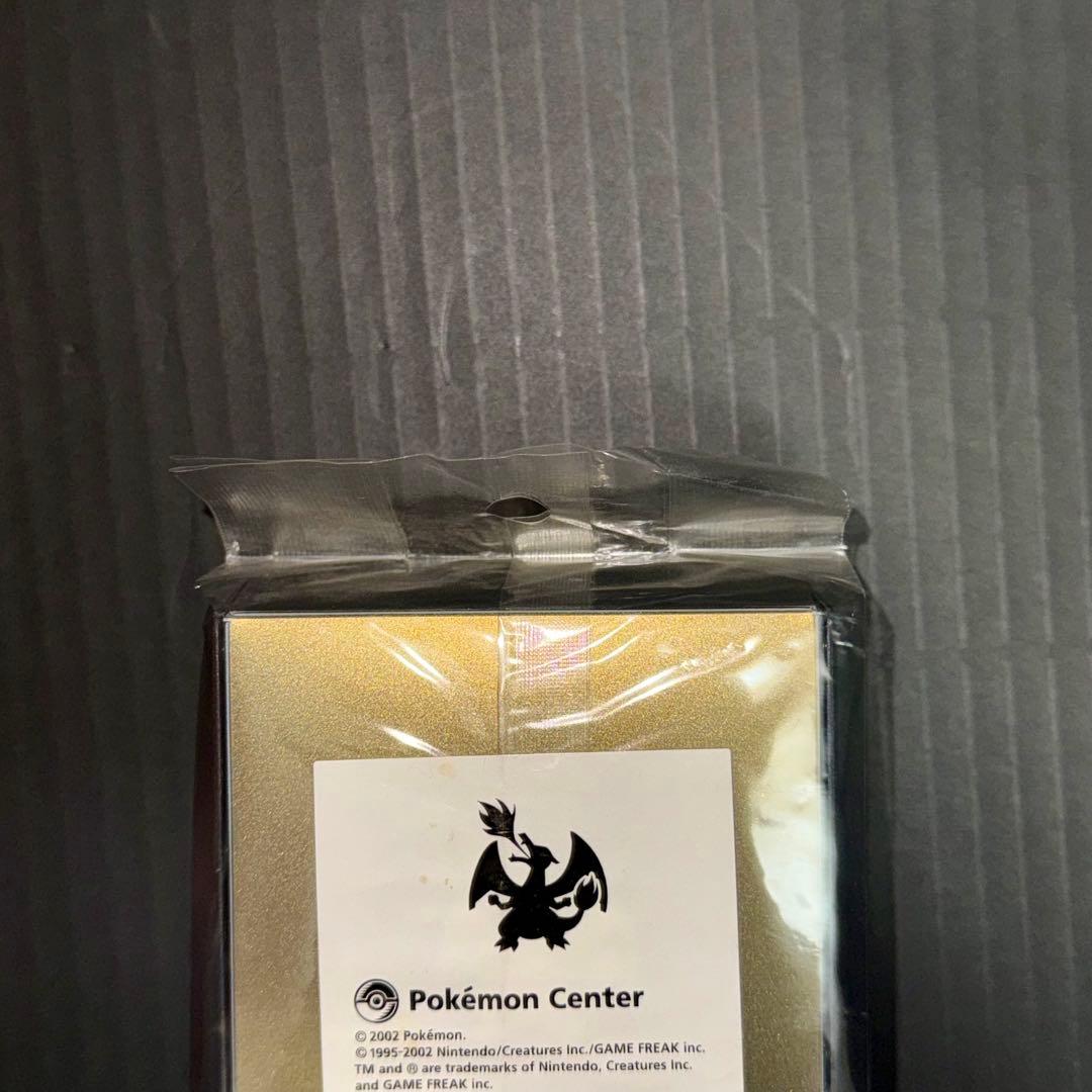 ポケモンカード リザードン 有田満弘 デッキケース 未開封 ゴールド　ポケカ