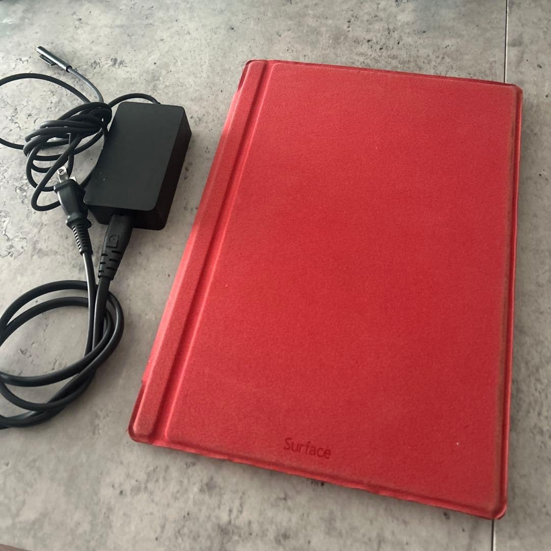 Microsoft Surface レッド 本体 + キーボード + 充電器