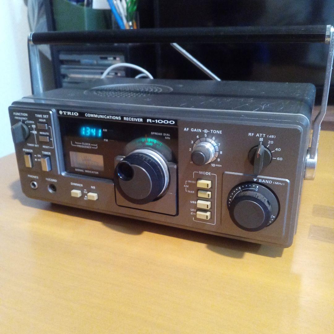 TRIO R-1000 受信機 通電受信確認済 BCLやアマチュア無線受信などに