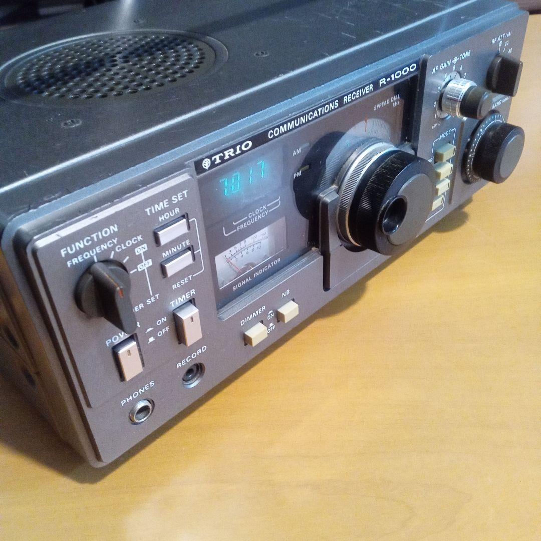 TRIO R-1000 受信機 通電受信確認済 BCLやアマチュア無線受信などに