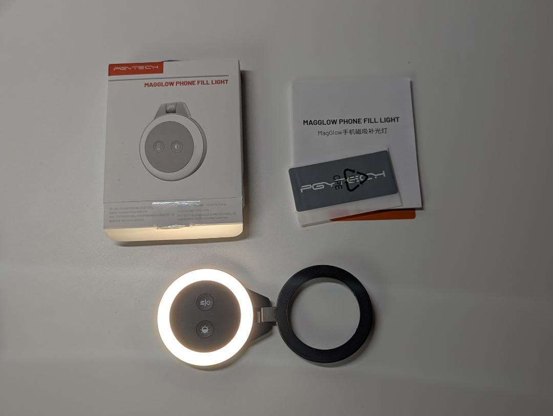 【美品】PGYTECH MagCam Phone Gripとフィルライトセット