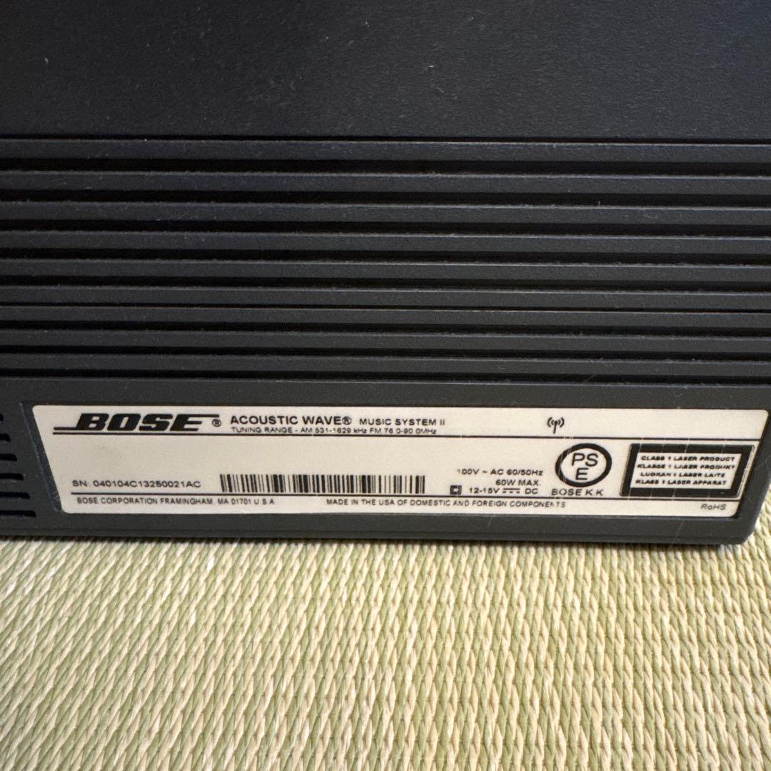 スピーカー・ウーファー Bose Acoustic Wave Music System II