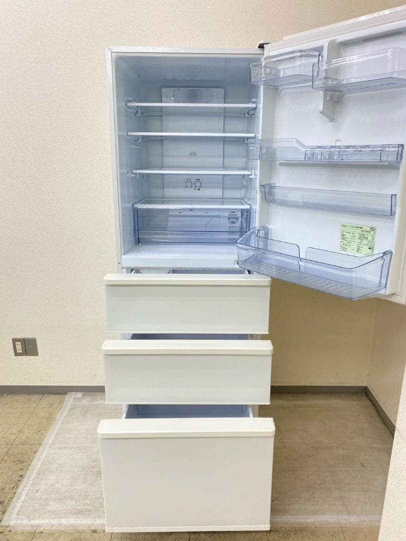 冷蔵庫 一人暮らし AQUA 355L 2019年製 良品 F13d