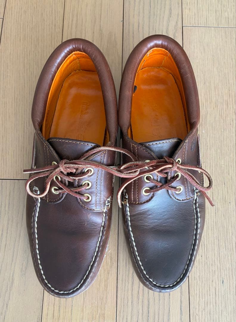 ティンバーランド ブラウン モカシンスタイル 靴 サイズ10 M